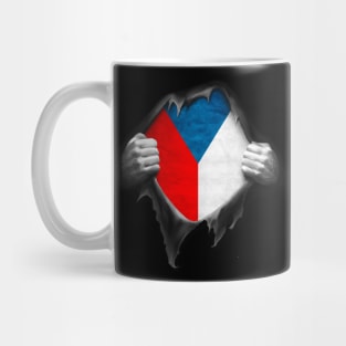 Czech Republic Flag Czech Roots DNA Pride Gift Mug